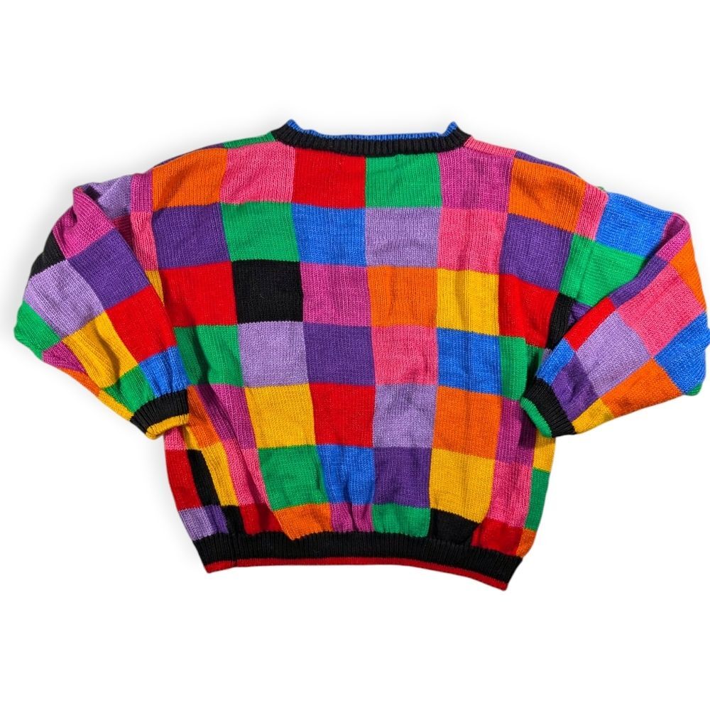 Christine Foley Colorful Patchwork Cardigan - Picture 2 of 3